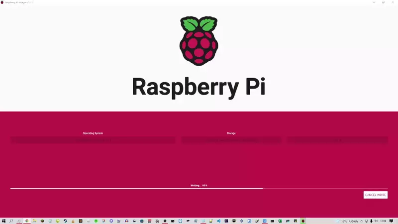 Installing raspberry pi OS